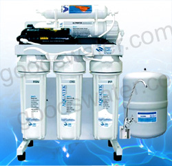 เครื่องกรองน้ำ RO 5 ขั้นตอน Aquatek + ขาตั้ง