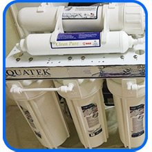 บริการเปลี่ยนไส้กรองน้ำ RO Aquatek 5 ขั้นตอน